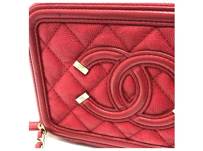 Chanel A84452 CC Filigran Mini Schultertasche Rot - Ansicht 5