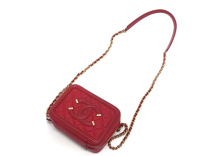 Chanel A84452 CC Filigran Mini Schultertasche Rot - Ansicht 6