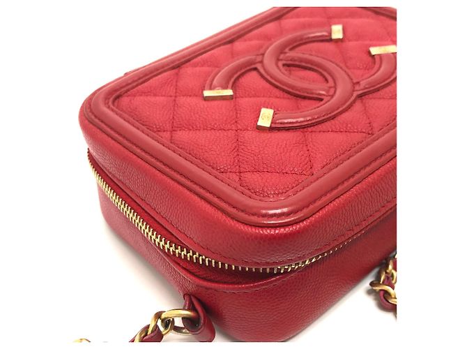 Chanel A84452 CC Filigran Mini Schultertasche Rot - Ansicht 8