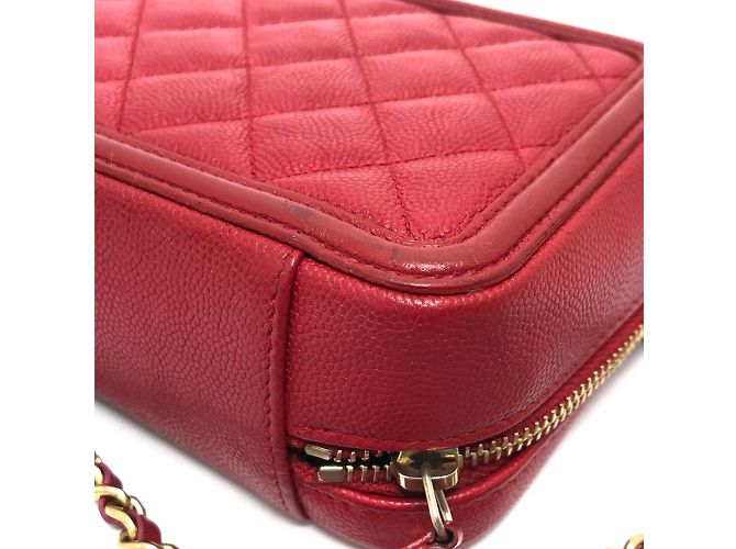 Chanel A84452 CC Filigran Mini Schultertasche Rot - Ansicht 9