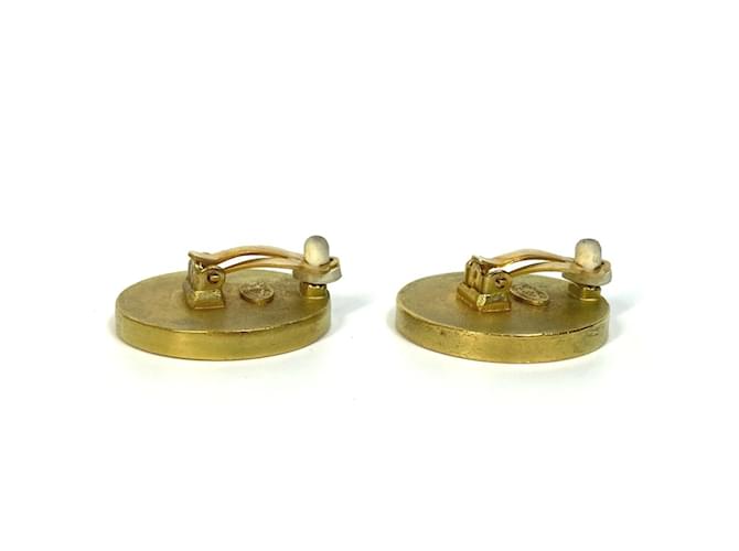 Timeless Orecchini rotondi Chanel CC Mark Circle D'oro - vista 3