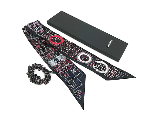Set di Accessori per Capelli Chanel CC in 2 Pezzi Nero - vista 11