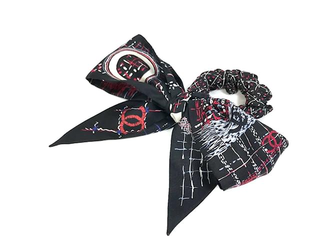 Set di Accessori per Capelli Chanel CC in 2 Pezzi Nero - vista 7