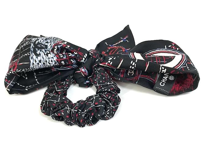 Set di Accessori per Capelli Chanel CC in 2 Pezzi Nero - vista 9