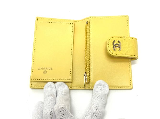 Monedero Chanel AP1991 CC Mark Amarillo - vista 10