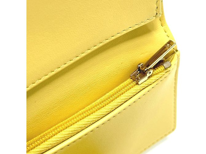 Monedero Chanel AP1991 CC Mark Amarillo - vista 11