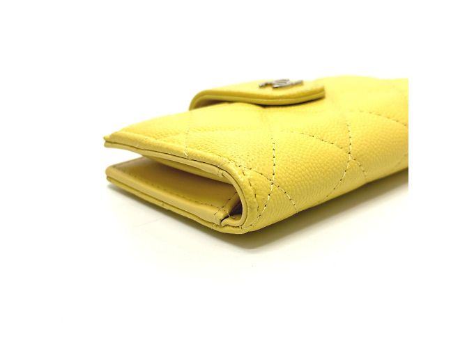 Monedero Chanel AP1991 CC Mark Amarillo - vista 5