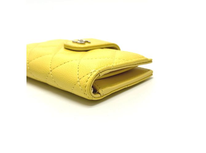 Monedero Chanel AP1991 CC Mark Amarillo - vista 6