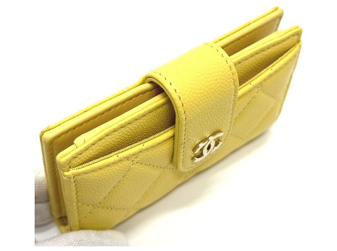 Monedero Chanel AP1991 CC Mark Amarillo - vista 8