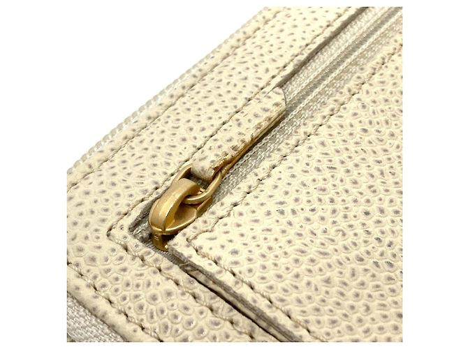 Beige Leder Langbörse Chanel A13228 - Ansicht 8