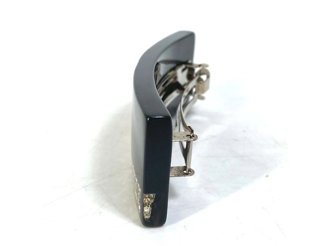 Accessorio per capelli Chanel 05P Valletta Nero Argento - vista 3