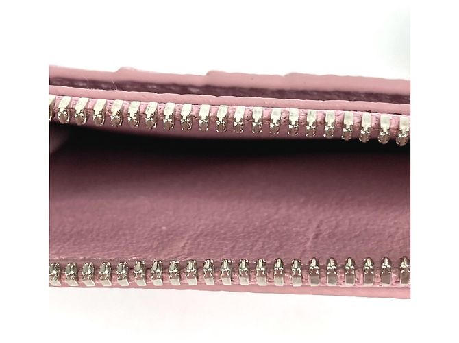 Monedero de cuero rosa Balenciaga - vista 9