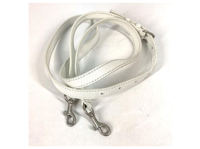 Borsa a spalla in pelle bianca Balenciaga Bianco - vista 13