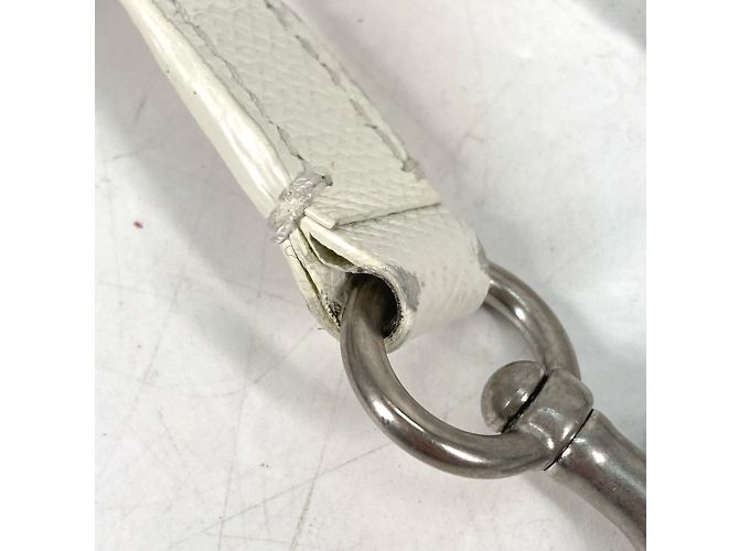 Borsa a spalla in pelle bianca Balenciaga Bianco - vista 14