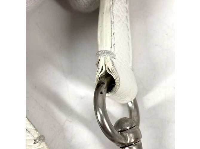 Borsa a spalla in pelle bianca Balenciaga Bianco - vista 15