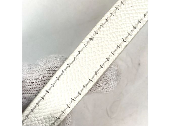 Borsa a spalla in pelle bianca Balenciaga Bianco - vista 16