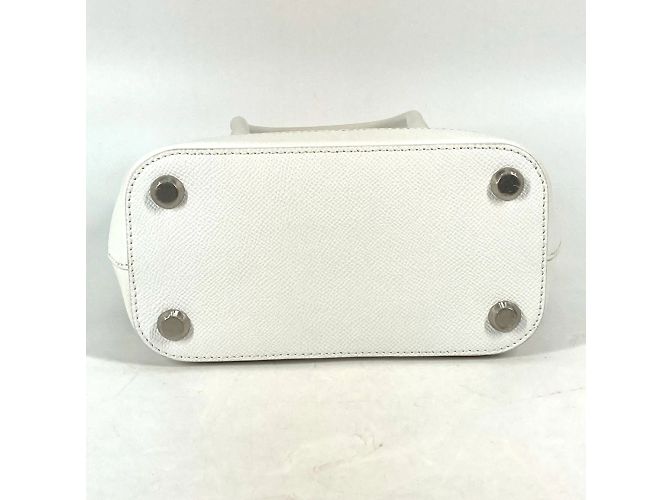 Borsa a spalla in pelle bianca Balenciaga Bianco - vista 4