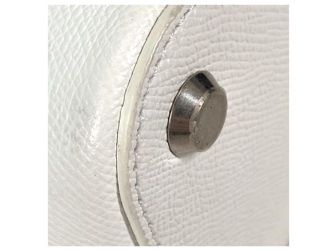 Borsa a spalla in pelle bianca Balenciaga Bianco - vista 5