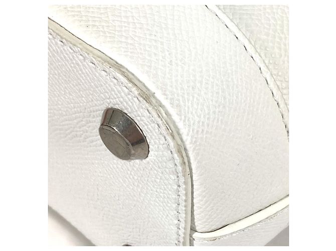 Borsa a spalla in pelle bianca Balenciaga Bianco - vista 8