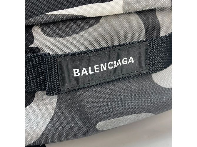 Zaino camouflage grigio Balenciaga Marrone - vista 10