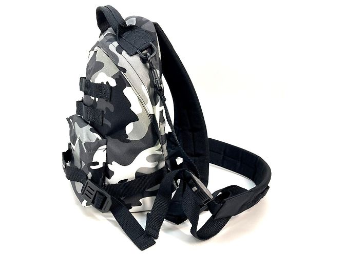 Zaino camouflage grigio Balenciaga Marrone - vista 5