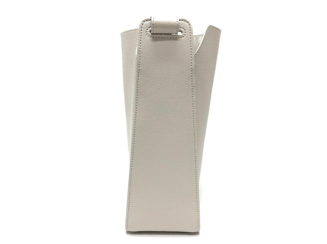 Borsa a spalla in pelle bianca Balenciaga Bianco - vista 4