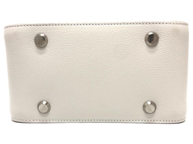 Borsa a spalla in pelle bianca Balenciaga Bianco - vista 5