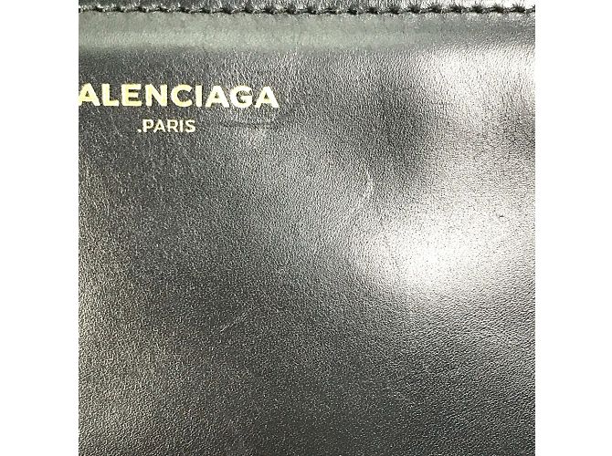 Clutch in pelle nera Balenciaga Nero - vista 13