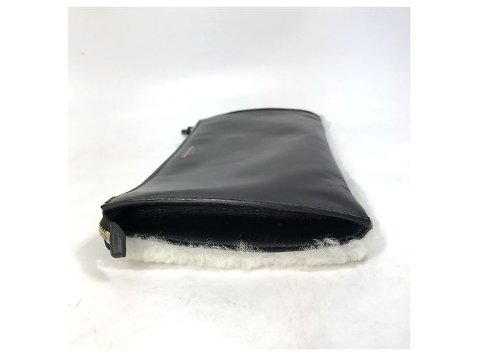 Clutch in pelle nera Balenciaga Nero - vista 6