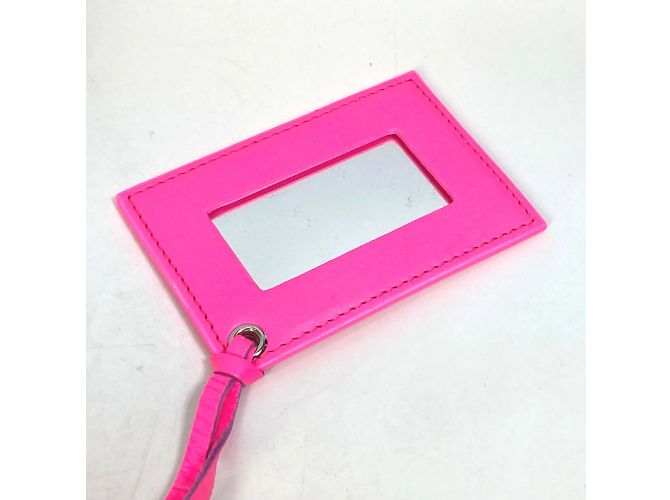 Clutch in pelle rosa Balenciaga - vista 11