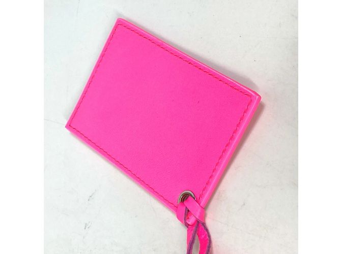 Clutch in pelle rosa Balenciaga - vista 12