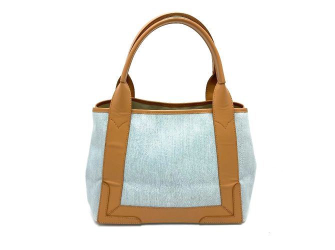 Borsa tote in pelle blu Balenciaga - vista 2