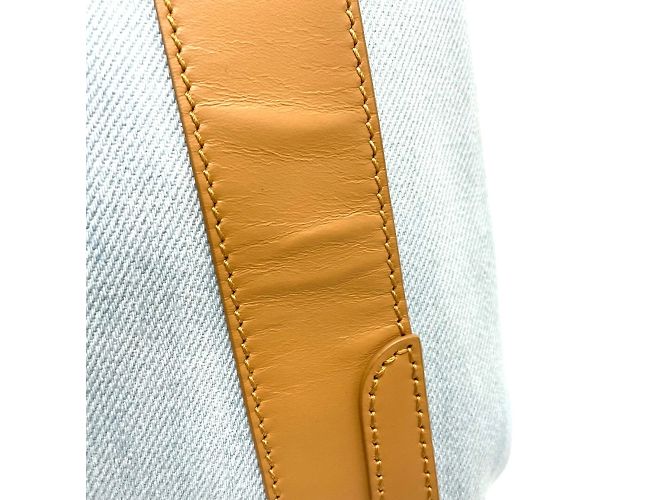 Borsa tote in pelle blu Balenciaga - vista 4