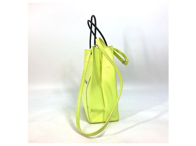 Borsa tote in pelle gialla Balenciaga Giallo - vista 4