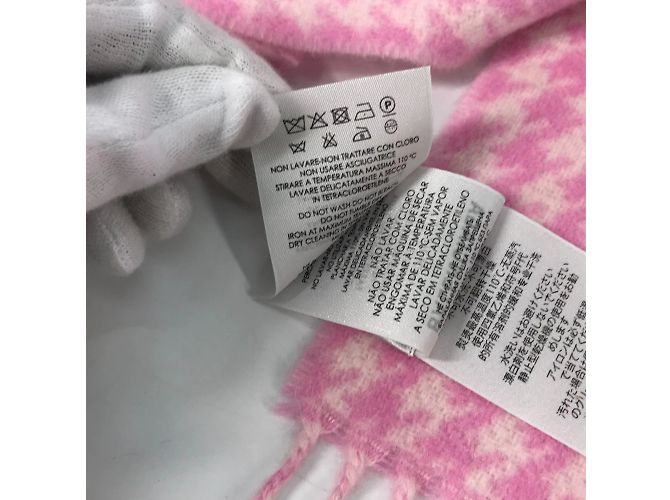 Stola di frange rosa Balenciaga - vista 10