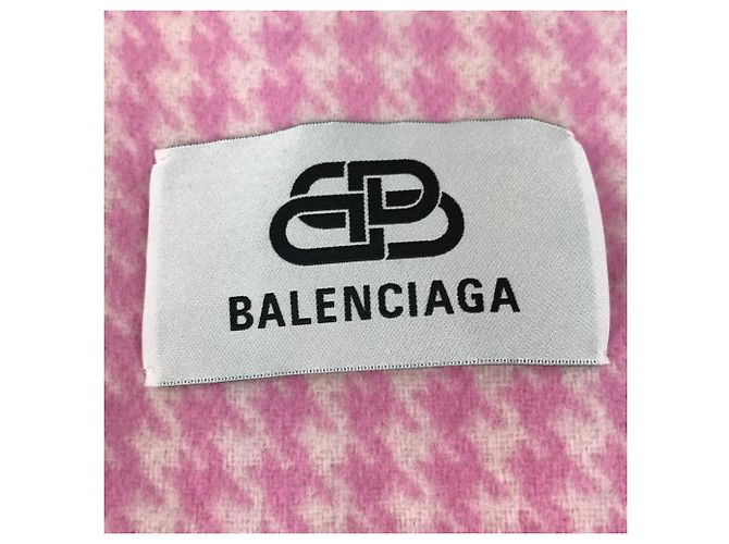 Stola di frange rosa Balenciaga - vista 7
