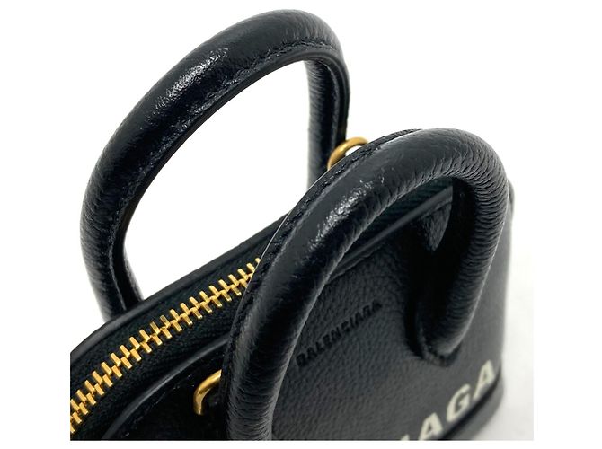 Borsa a spalla in pelle nera Balenciaga Nero - vista 6