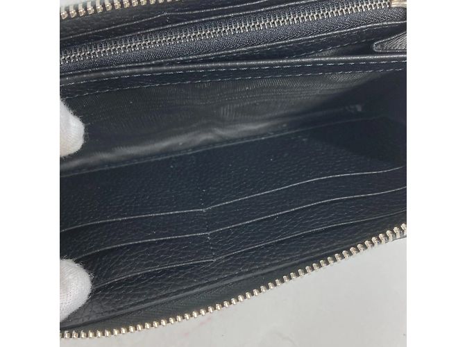 Gucci Black Leather Long Wallet - view 10