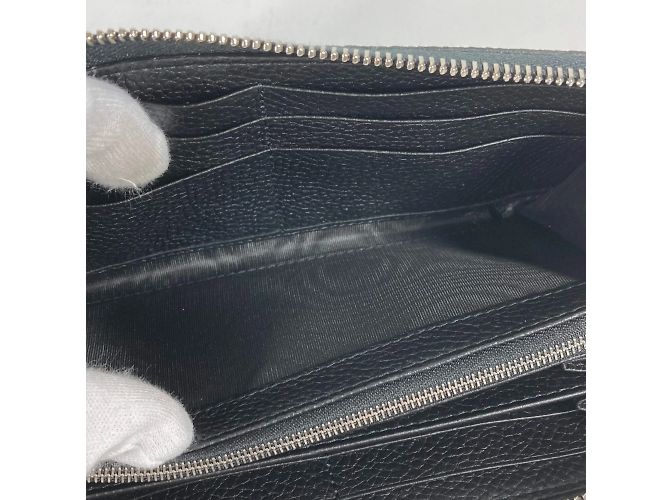 Gucci Black Leather Long Wallet - view 11