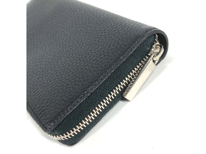 Gucci Black Leather Long Wallet - view 6