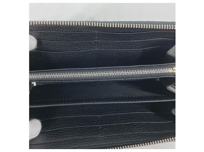 Gucci Black Leather Long Wallet - view 9