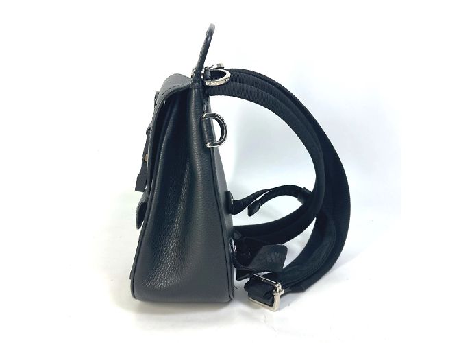 Christian Dior Black Leather Saddle Backpack - view 4