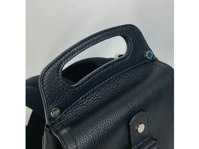 Christian Dior Black Leather Saddle Backpack - view 6
