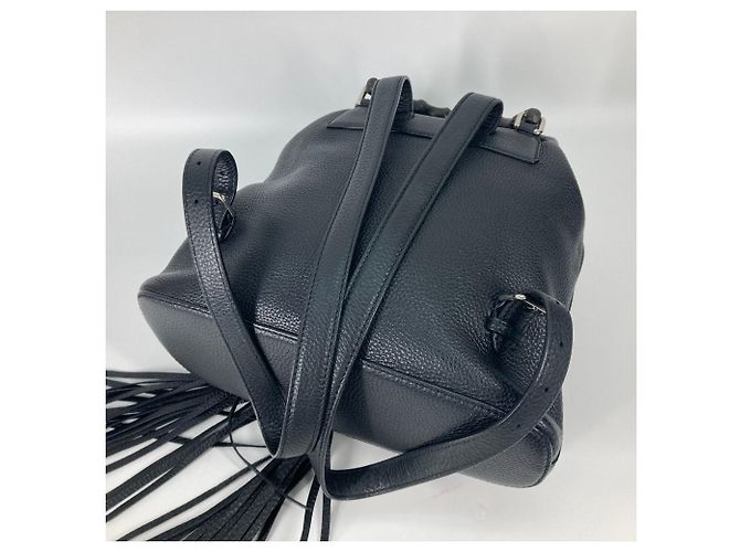 Bamboo Zaino in bambù Gucci 370833 Nero - vista 12