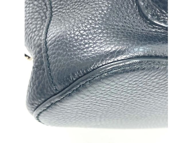 Bamboo Zaino in bambù Gucci 370833 Nero - vista 14