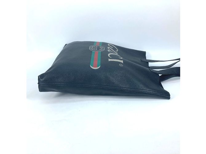 Borsa tote in pelle nera Gucci Nero - vista 3