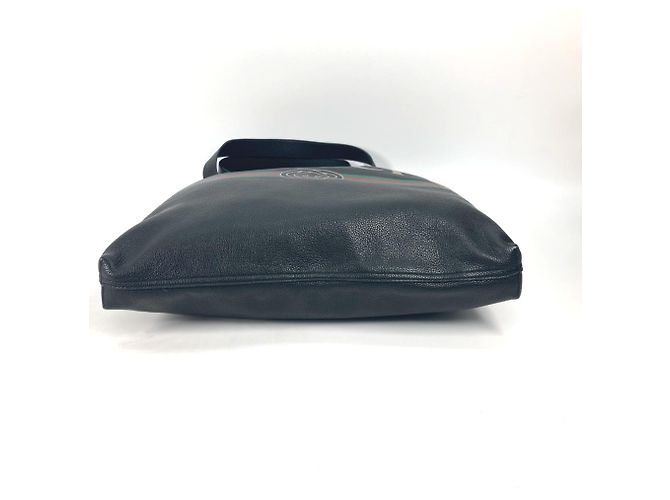 Borsa tote in pelle nera Gucci Nero - vista 5