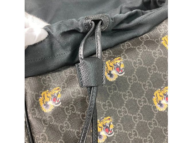 Gucci Interlocking G Tiger Backpack Black - view 13