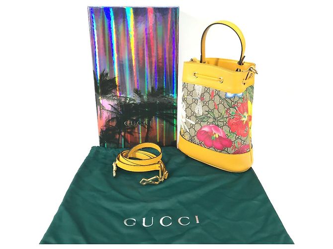 Bolso de Hombro 2WAY Gucci 550621 GG Flora Flower Beige - vista 16