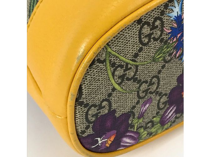 Bolso de Hombro 2WAY Gucci 550621 GG Flora Flower Beige - vista 5